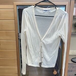 Noisy may Cream Long Sleeve Top